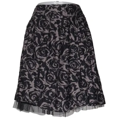 Skirt (Black, Gray) from Halens Cotton, Polyester