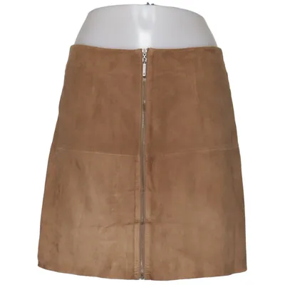 Leather skirt (Brown) from Lexington Polyester, Suede