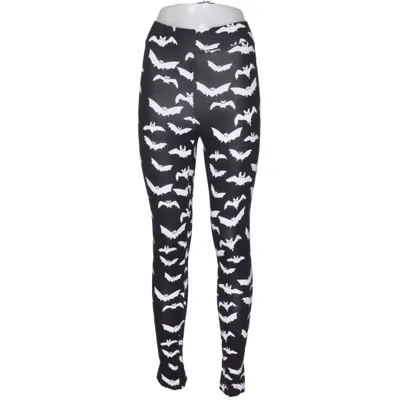 Leggings (Black, White) from Monki Cotton, Elastane