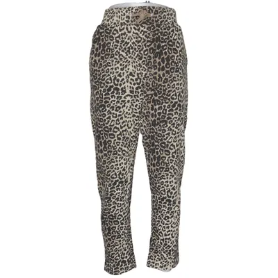 Pantalon de survêtement (Beige, Noir) de Pescara Coton, Élasthane