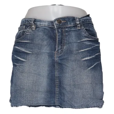 Jupe en jean (Bleu) de X-Mail Coton, Élasthane, Polyester