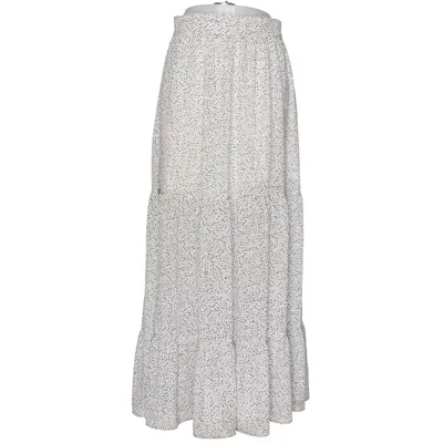 Jupe longue (Blanc, Noir) de H&M Modern Classic Polyester