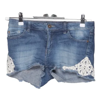 Denim shorts (Blauw, Wit) van Detroit by Lindex Katoen, Elastaan