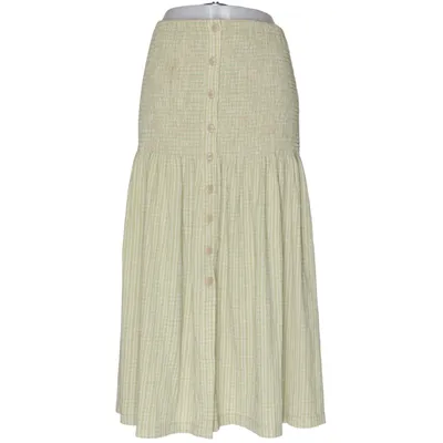 Kjol (Grön) från Mango Bomull, Elastan, Polyester