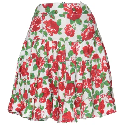 Jupe (Blanc, Rouge, Vert) de Helena Hart Viscose