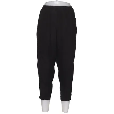 Pants (Black) from Carla F Elastane, Linen, Viscose