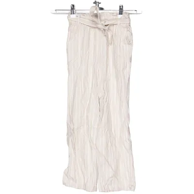 Pantalon (Beige, Blanc) de WE Lin, Viscose