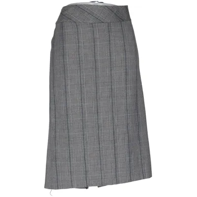 Kokerrok (Grijs, Blauw, Wit) van Caramel Elastaan, Polyester, Viscose