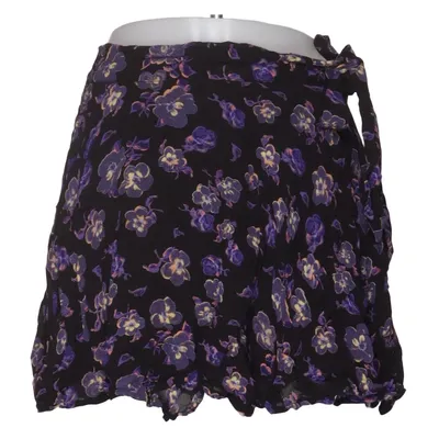 Wikkelrok (Zwart, Lila, Meerkleurig) van Ganni Viscose