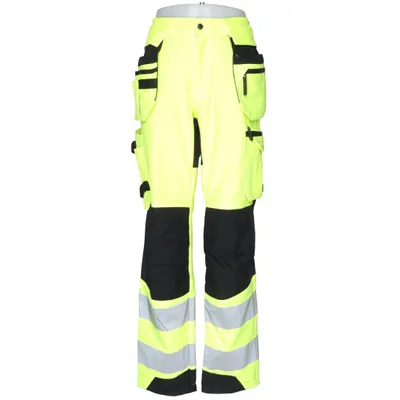 Arbetsbyxor (Gul, Svart, Silverfärgad) från Björnkläder Elastan, Polyamid, Polyester
