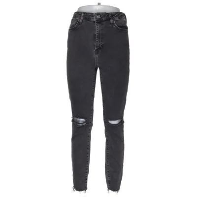 Jean (Gris) de Never Denim Coton, Élasthane, Polyester