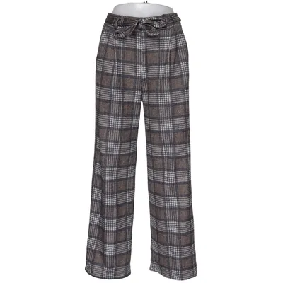 Palazzo broek (Grijs, Bruin, Wit) van Noos Polyester, Viscose, Wol