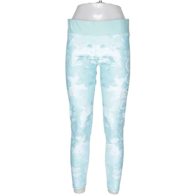 Træningsleggings (Turkis, Hvid) fra Blacc Elastan, Polyester