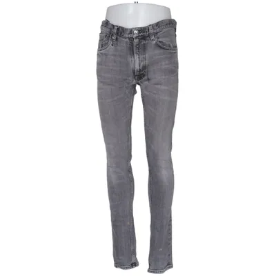 Spijkerbroek (Grijs) van Nudie Jeans Katoen, Elastaan