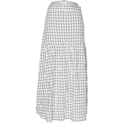 Maxi nederdel (Flerfarvet, Sort) fra Monki Elastan, Polyester