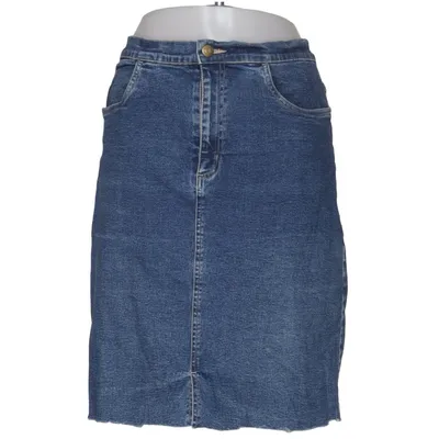 Spijkerrok (Blauw) van Olé Katoen, Elastaan