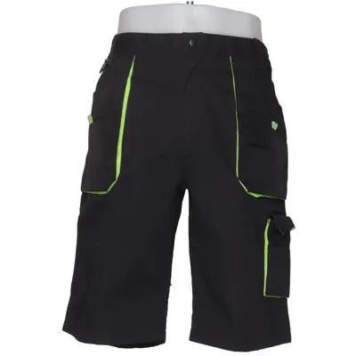 Pantacourt (Noir) de Triuso Coton, Polyester