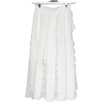 Maxi nederdel (Hvid) fra Maje Polyester, Viscose