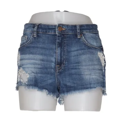 Jeansshorts (Blå) fra H&M Bomuld, Elastan