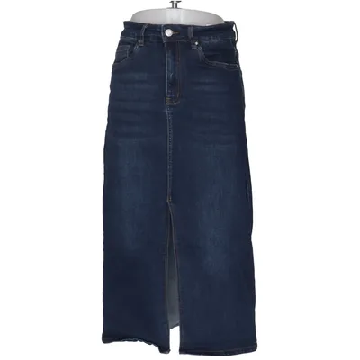 Denim skirt (Blue) from Nina Carter Cotton, Elastane, Polyester, Viscose
