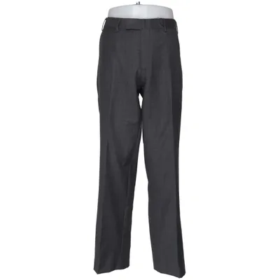 Kostymbyxor (Grå) från Dressmann Premium Collection Polyester, Ull