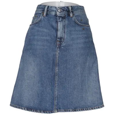 Jupe en jean (Shadow) de Acne Studios Blå Konst Coton