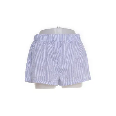 Pyjamasshorts (Blå, Hvid) fra Shein Polyester