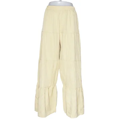Pantalon patte d'éléphant (Jaune) de Celmia Polyester, Viscose