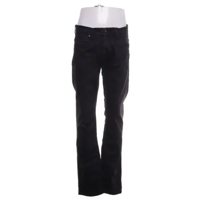 Spijkerbroek (Three Louis Comfort Zip Black Jeans) van Selected Homme Katoen, Elastaan