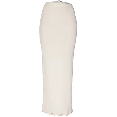 Långkjol (Beige) från Sndys Nylon, Viskos