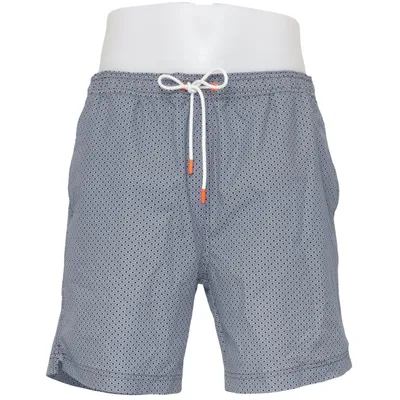 Swim shorts (Blue, White) from Swms Elastane, Polyester
