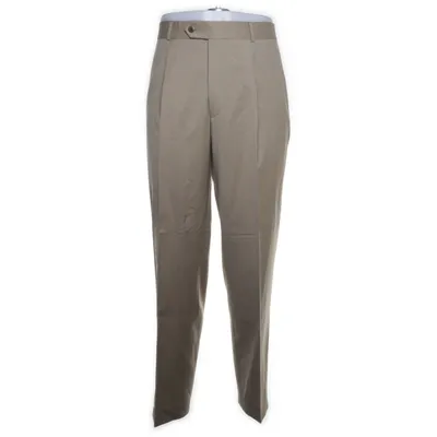 Kostuumbroek (Beige) van Boss Hugo Boss Wol