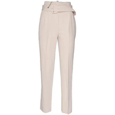 Chino (Beige) de NA-KD Reborn Élasthane, Polyester, Viscose