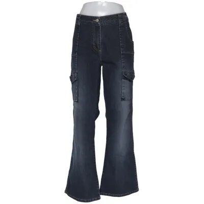 Cargo broek (Blauw) van Faded Glory Katoen, Elastaan, Polyester