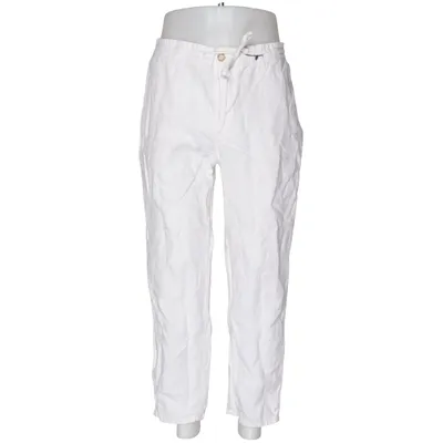 Byxor (Vit) från Mango Man Bomull, Linne, Polyester