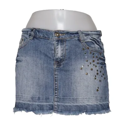 Denim skirt (Blue) from 98-86 Cotton, Elastane, Polyester