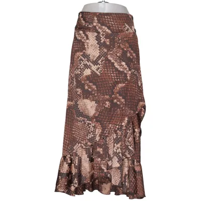 Wrap skirt (Brown, Beige) from Twist & Tango Elastane, Recycled polyester