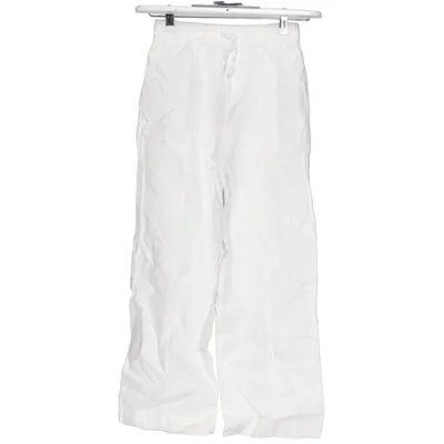 Pantalon patte d'éléphant (Blanc) de Zara Lin