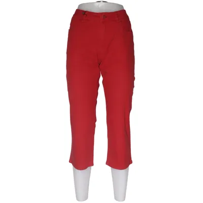 Spijkerbroek (Rood) van Mingel Katoen, Elastaan