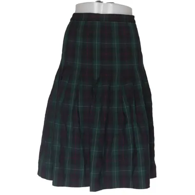 Skirt (Green, Black, Multicolored) from Atelier Creation Polyester, Wool