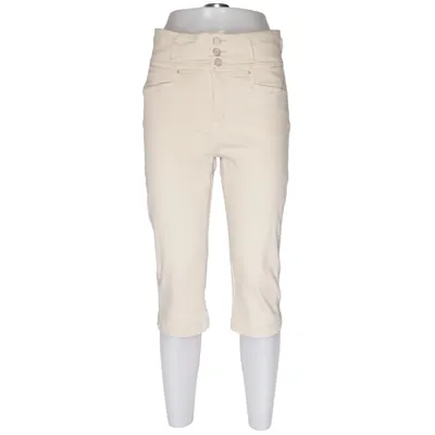 Three-quarter pants (Beige) from Flash Jeans Cotton, Elastane