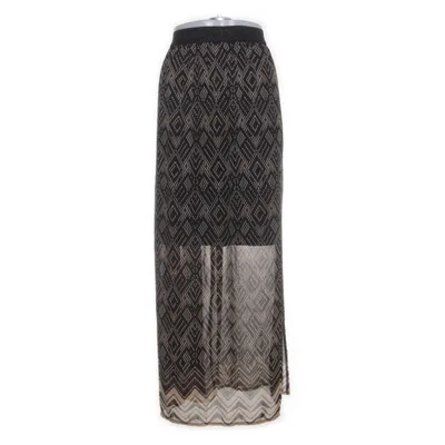 Jupe longue (Noir, Beige) de Lola Liza Polyester