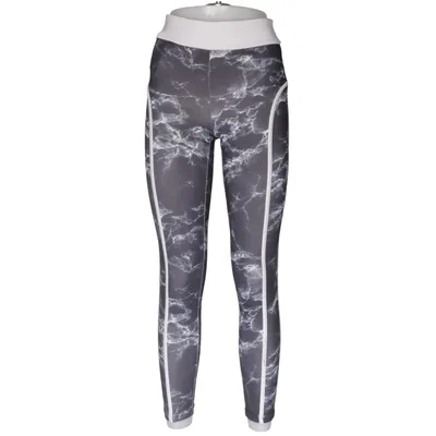 Sports tights (Black, White) from Bubbleroom Sport Elastane, Polyester