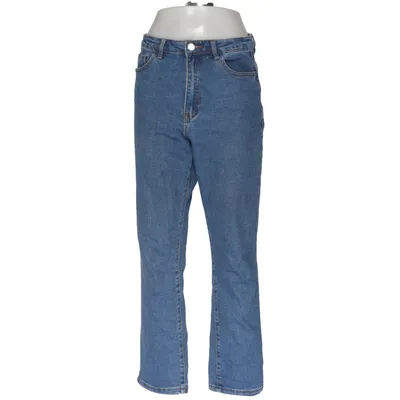 Spijkerbroek (Blauw) van Missguided Petite Katoen, Elastaan, Polyester