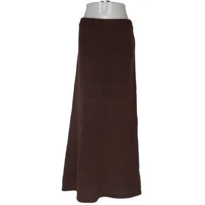 Jupe longue (Marron) de Lindex Élasthane, Laine de mouton, Mohair, Polyamide