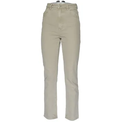 Spijkerbroek (Beige) van Rolla's Katoen, Elastaan