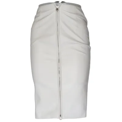 Pencil skirt (White) from Crazy-Outfits Leather