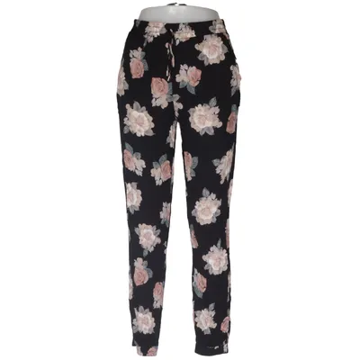 Pants (Black, Multicolored) from Colloseum Viscose