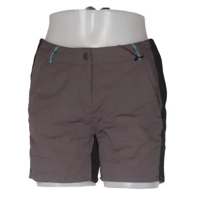 Friluftsshorts (Grå, Svart) från Decathlon Elastan, Polyamid, Polyester