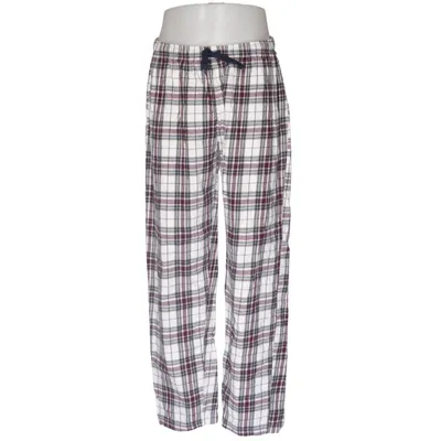 Pyjamasbyxor (Vit, Svart, Röd) från Time to Lounge Bomull